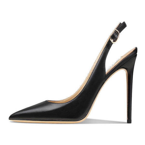 stiletto slingback pumps