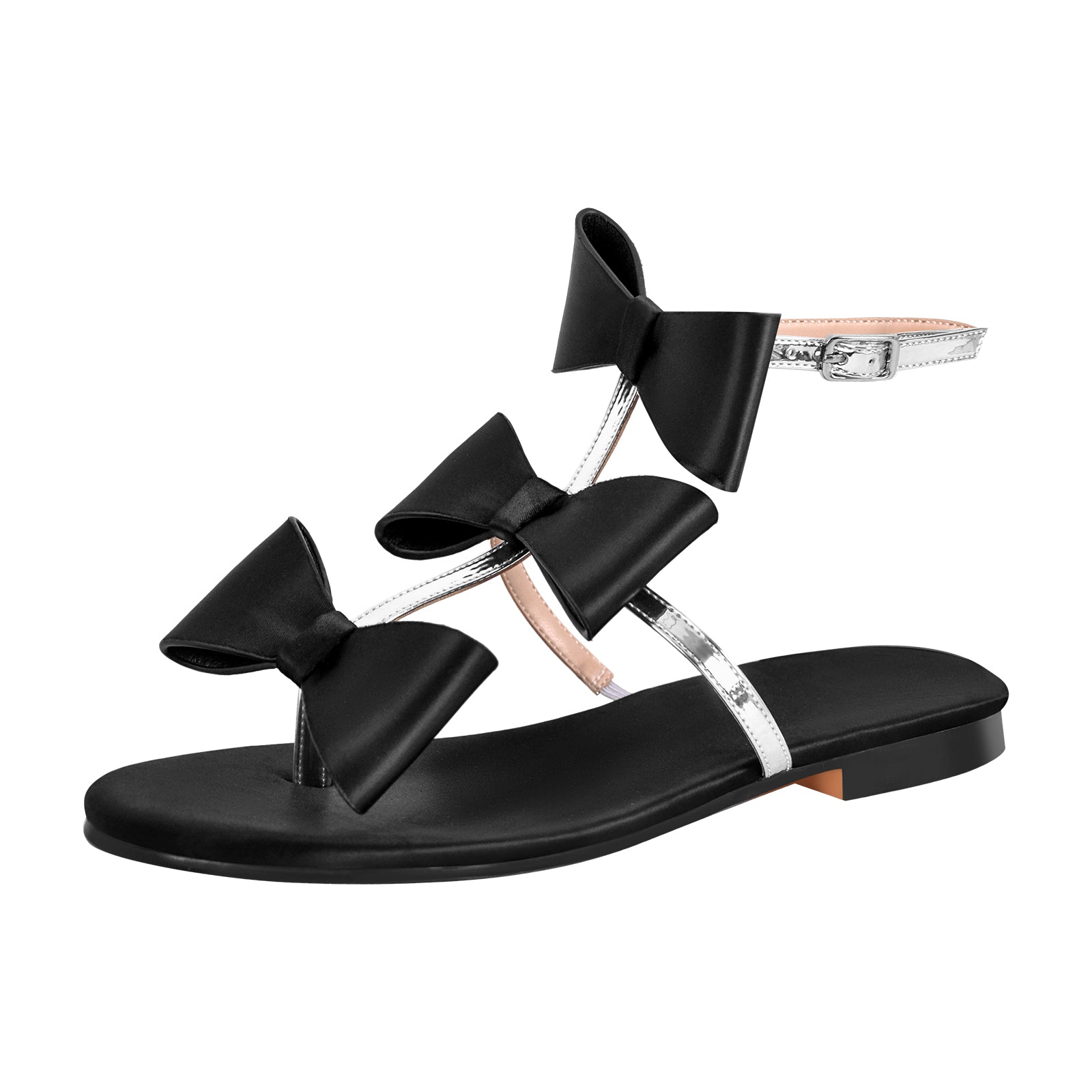 Women's Round-Toe Bow Flat Shoes