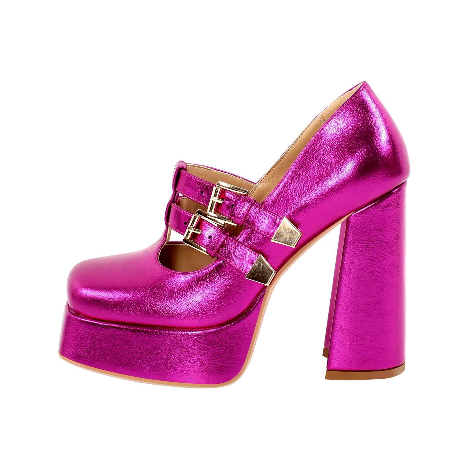 strappy mary jane heels