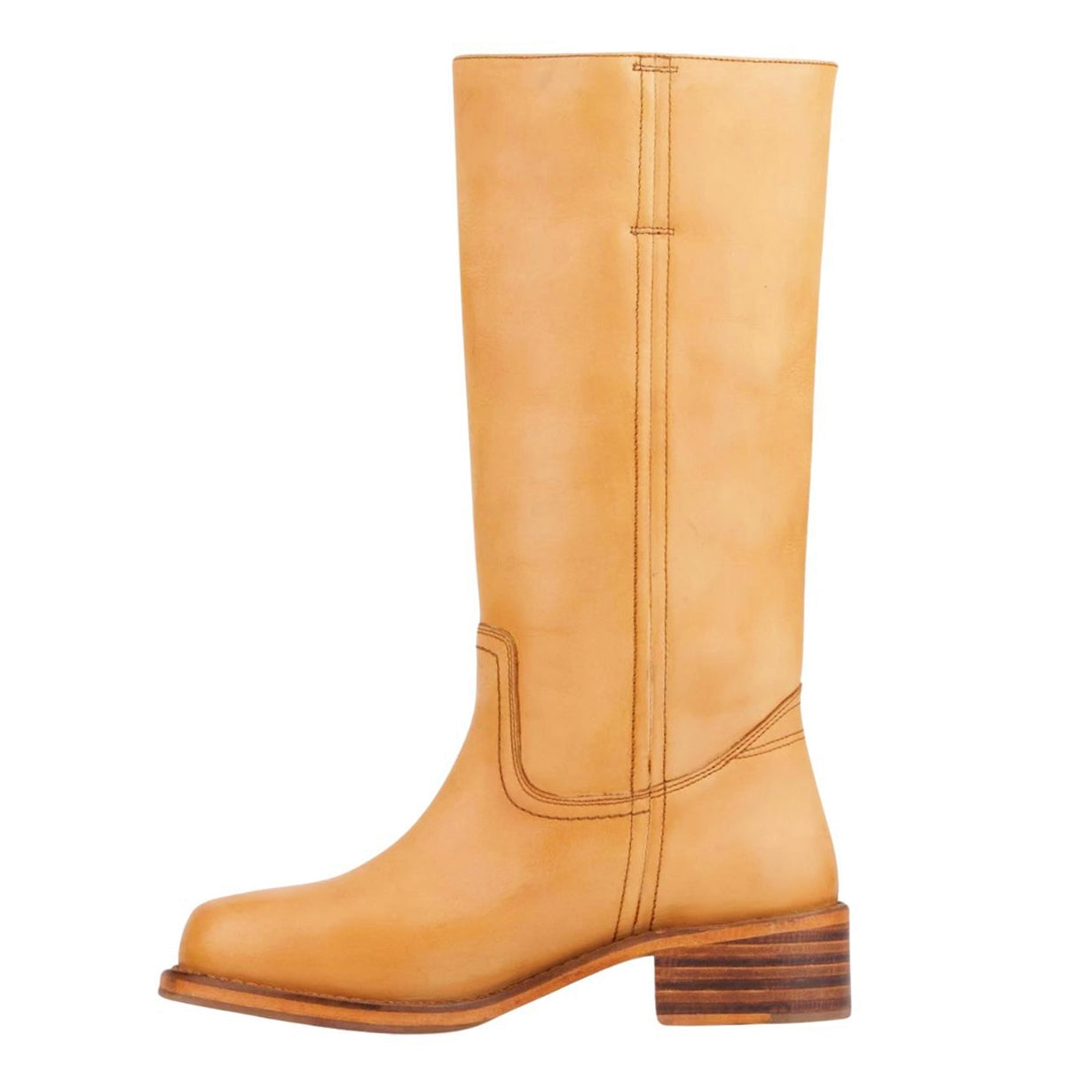 Square Toe Chunky Heel Knee High Boots – Onlymaker