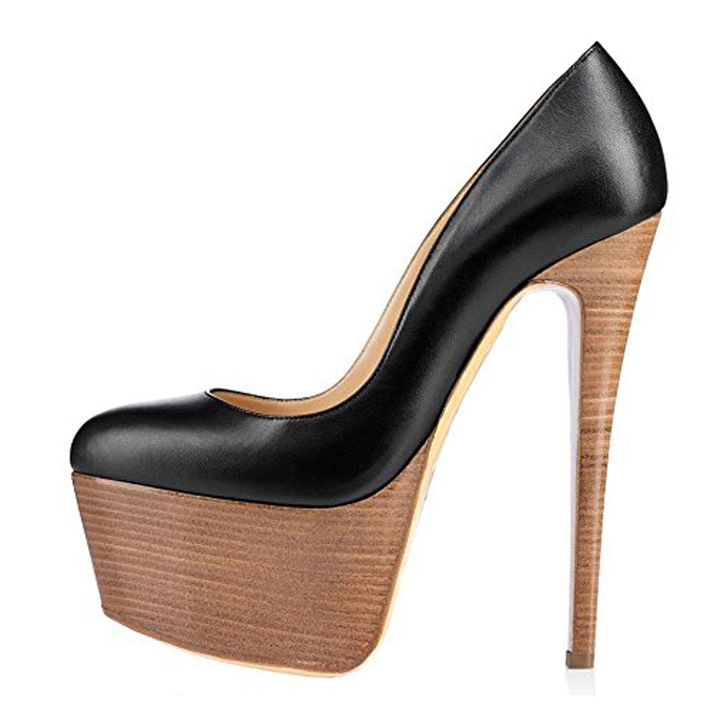 WOOD PLATFORM PUMPS