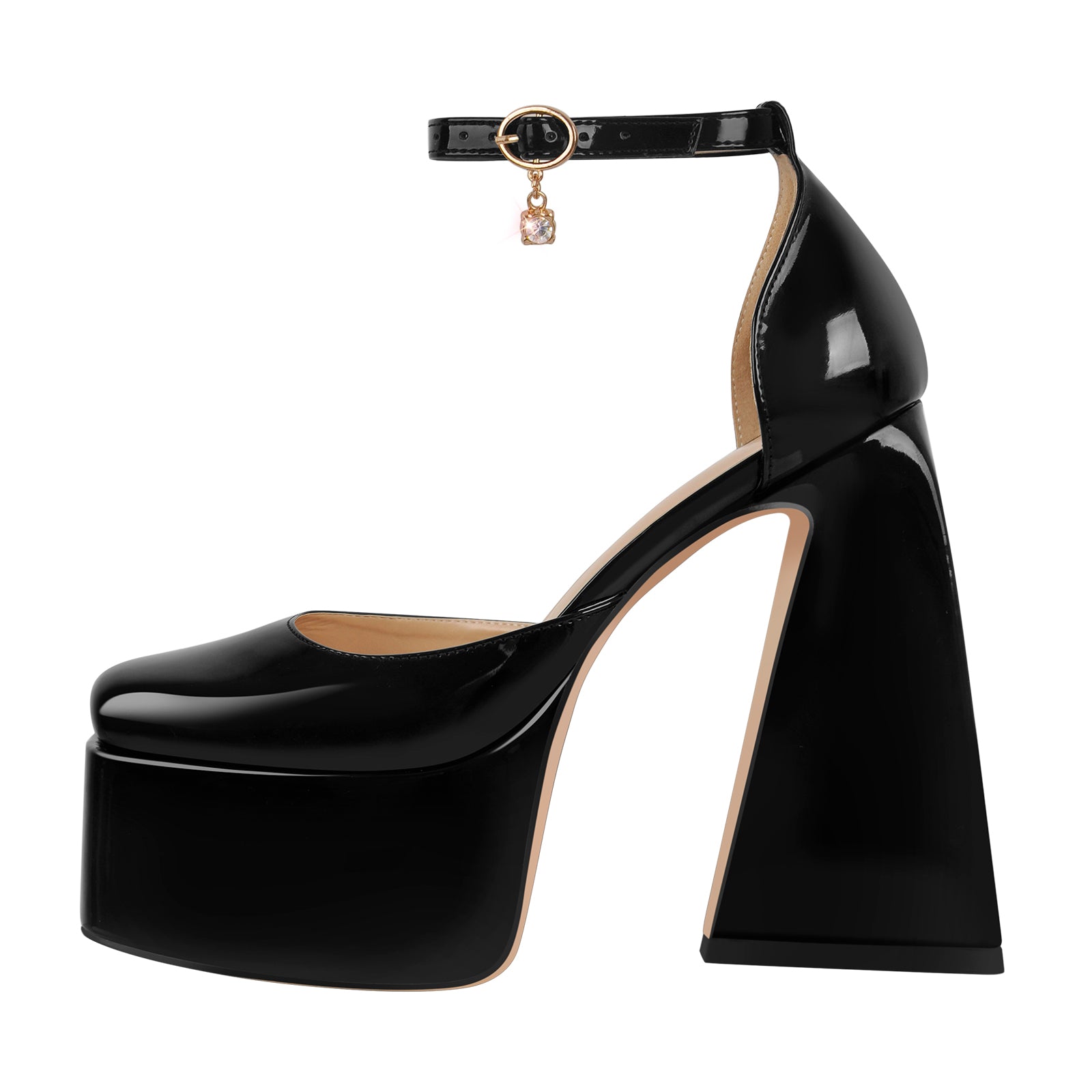 Ankle Strap Chunky Platform Mary Jane Pumps – Onlymaker