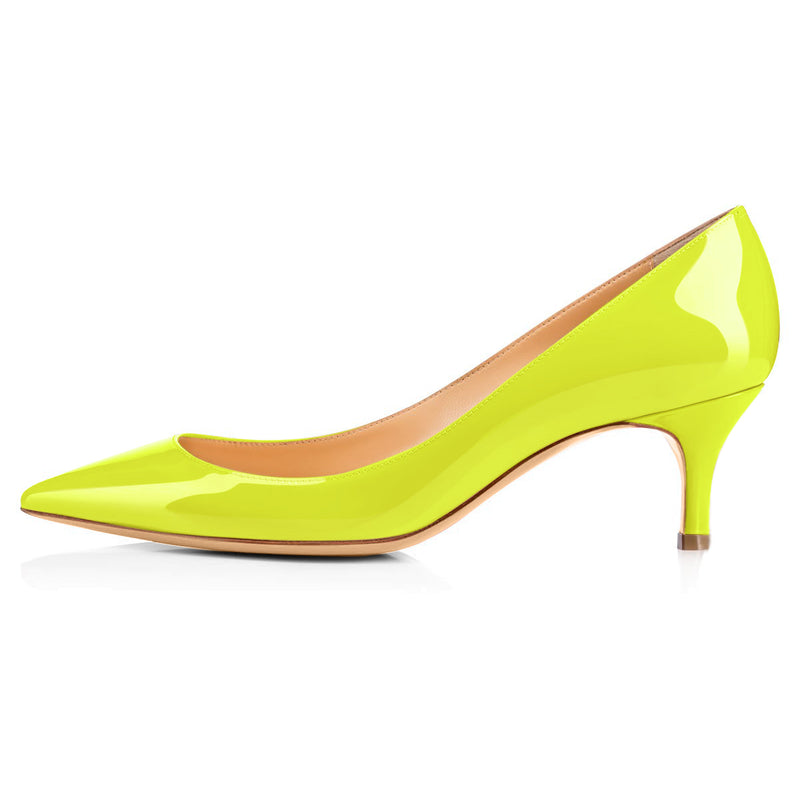 Onlymaker Pumps Yellow 2.5 inches Heels