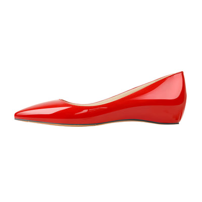 Red Daily Flat pumps