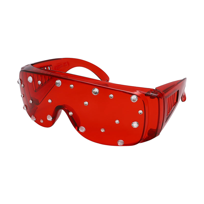 Colorful Large Frame Toad Sunglasses