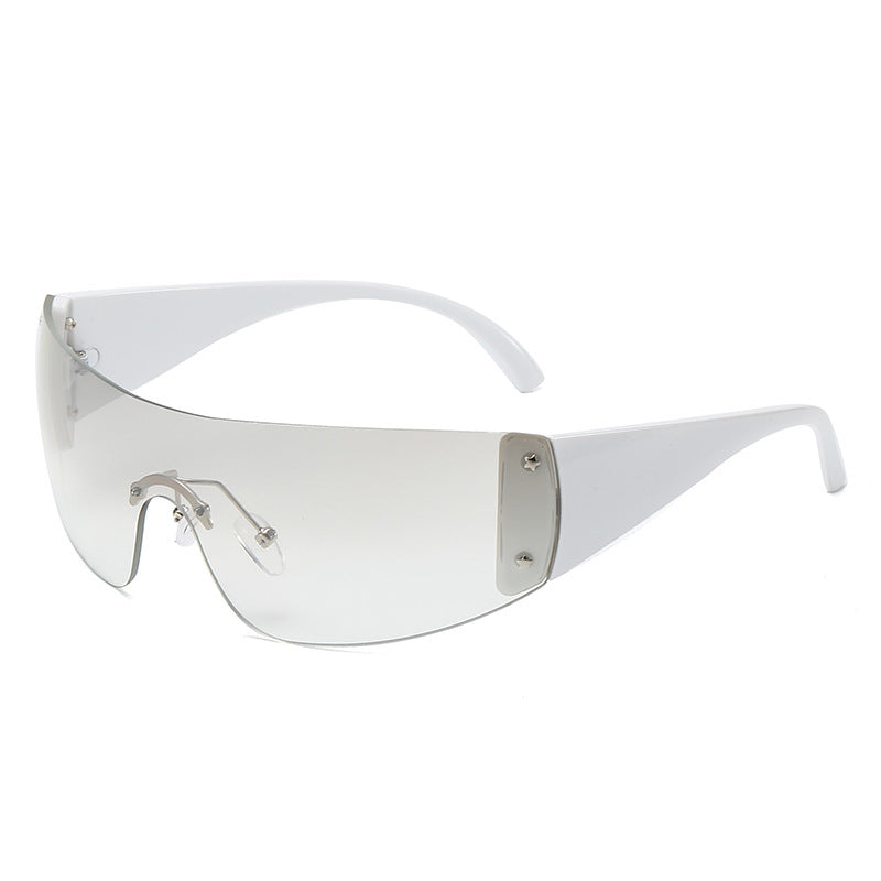One-piece Rimless Sunglasses