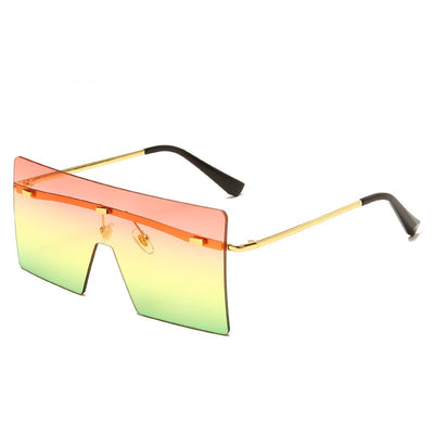 Square Shape Rimless Sunglasses