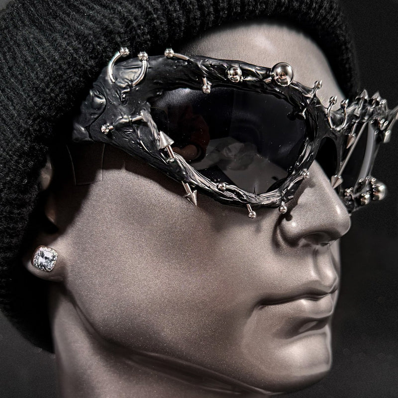 Rivet Gothic Punk Sunglasses