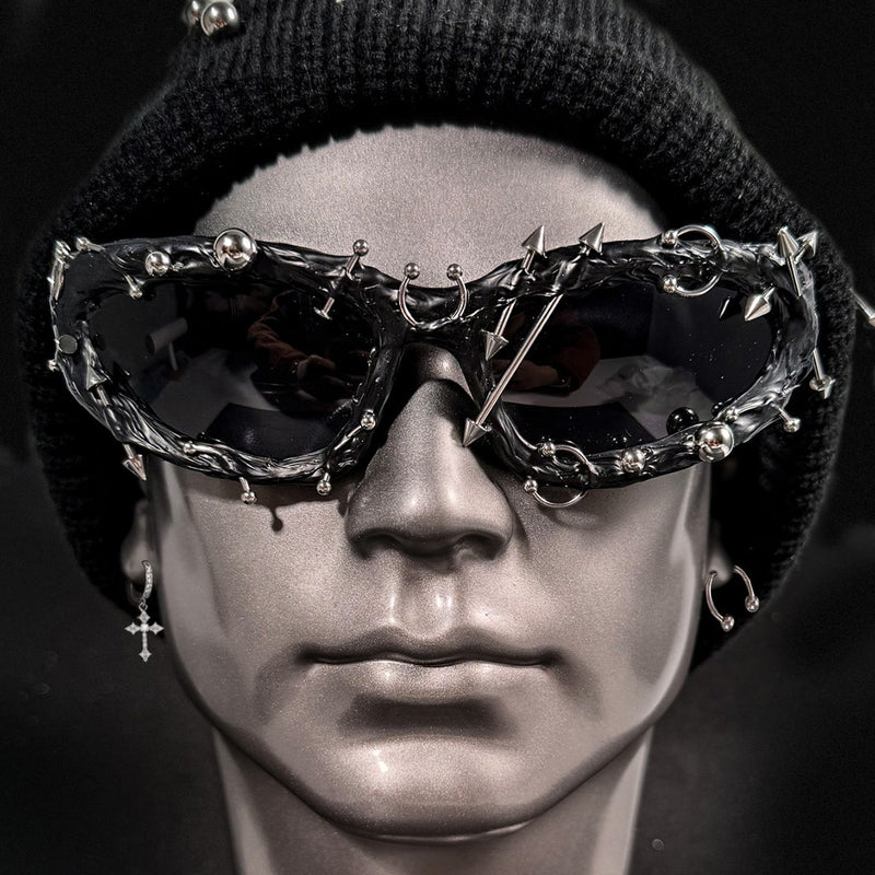 Rivet Gothic Punk Sunglasses