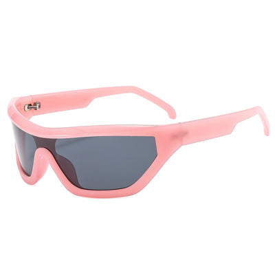 One Piece Large Frame Cycling Sunglasses