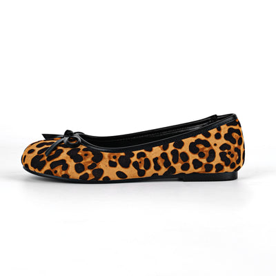 Round Toe Bow Tabi Ballet Flats
