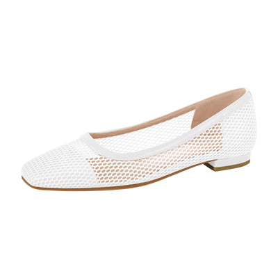 Square Toe Slip-on Hollow Daily Flats