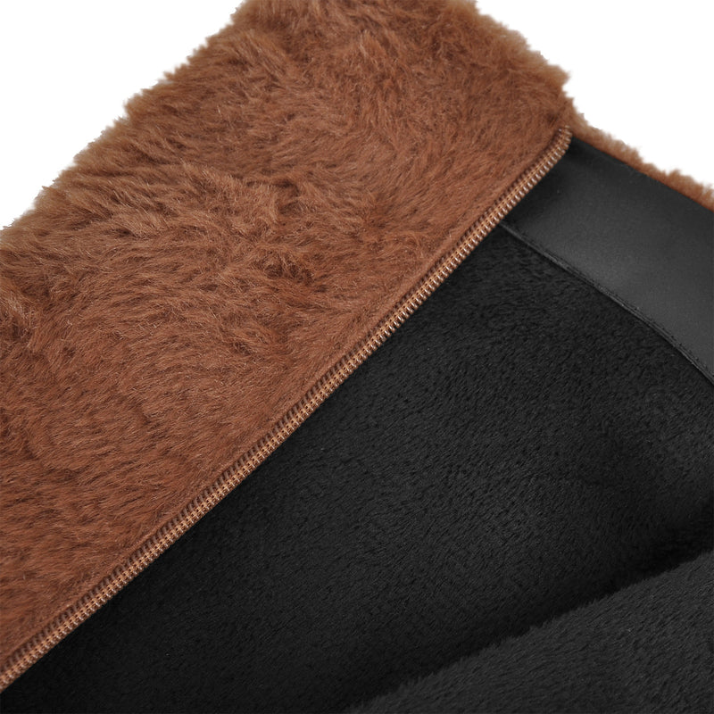 Pink Fur Platform High Heels Boots â Onlymaker