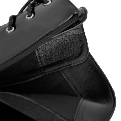 Platform Lace-up Stiletto Ankle Boots