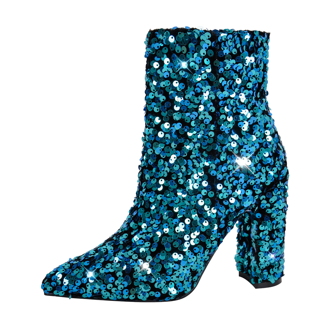 出産祝いなども豊富 CITYSHOP C ME シーミィSEQUIN WIDE BOOTS 靴