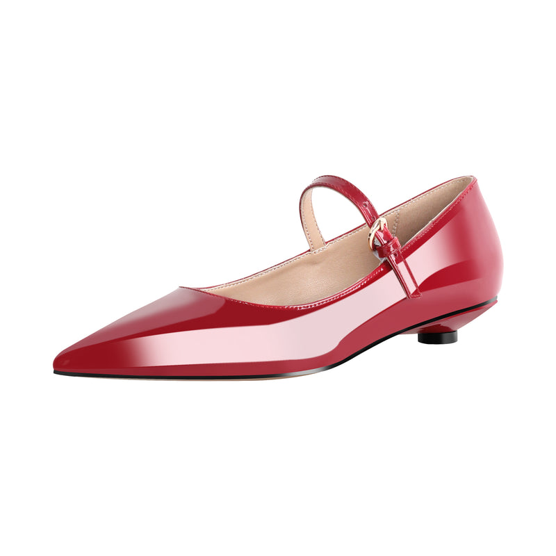 Patent Leather Round Heel Flats