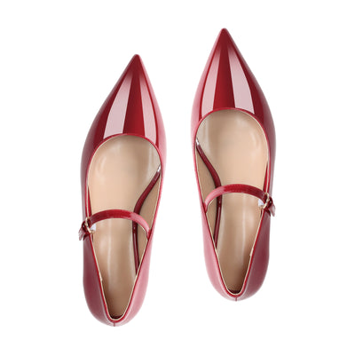 Patent Leather Round Heel Flats