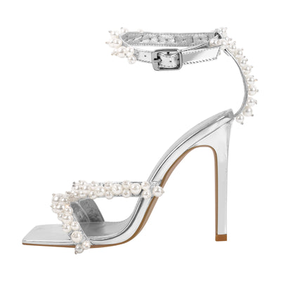 Pearl Ankle Strap Sandals