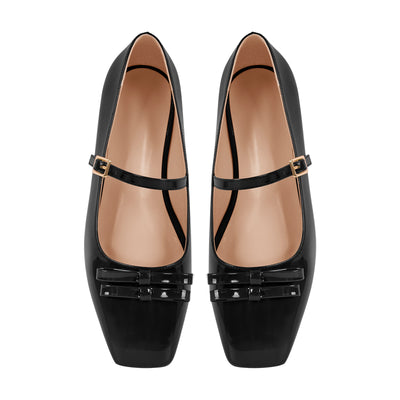 Square Toe Ballet Flats