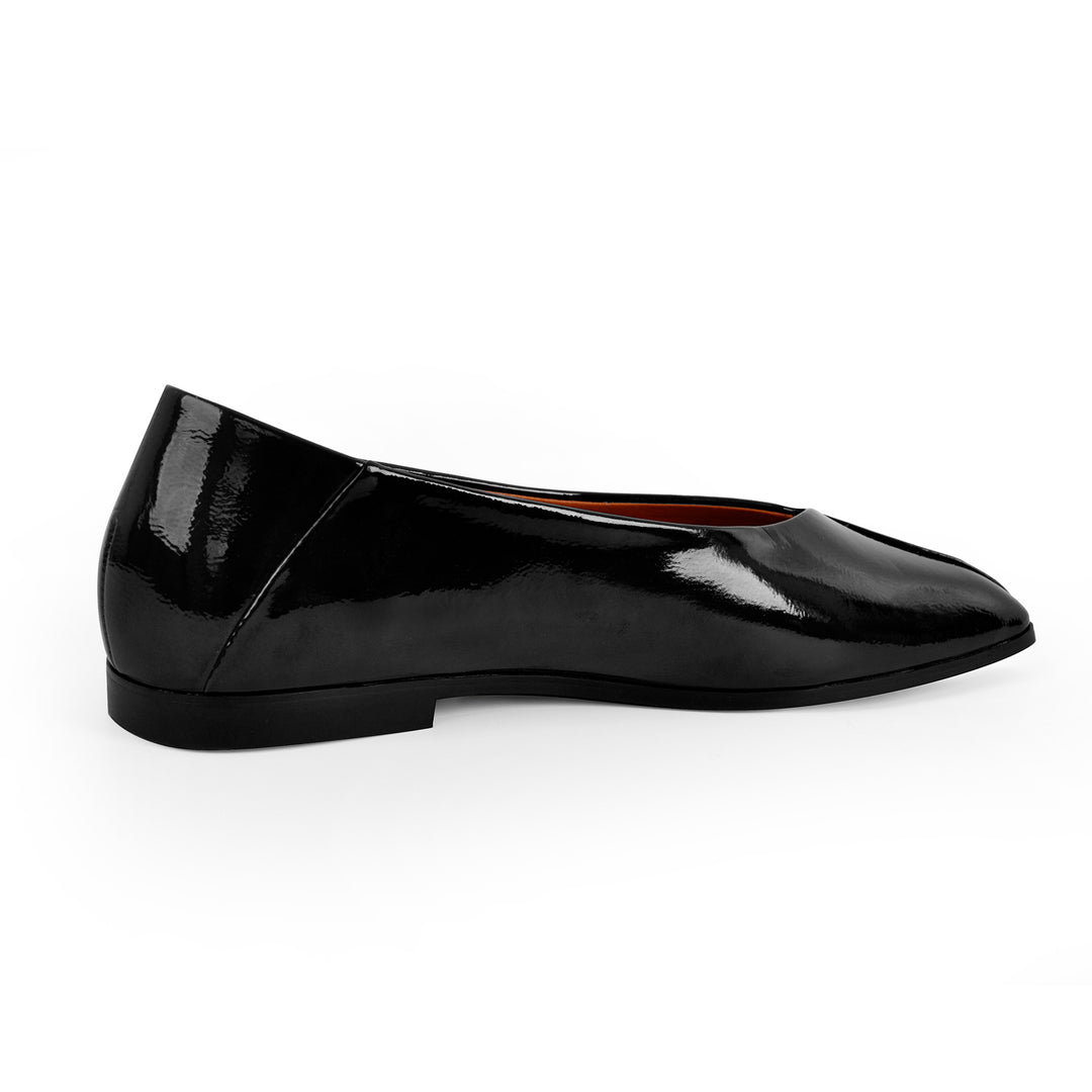 【SALE】Eaphi SQUARE TOE SHOES ブラック 36 靴 Black & Leopard Twill Pointed Toe Lace Up EZC Shoe