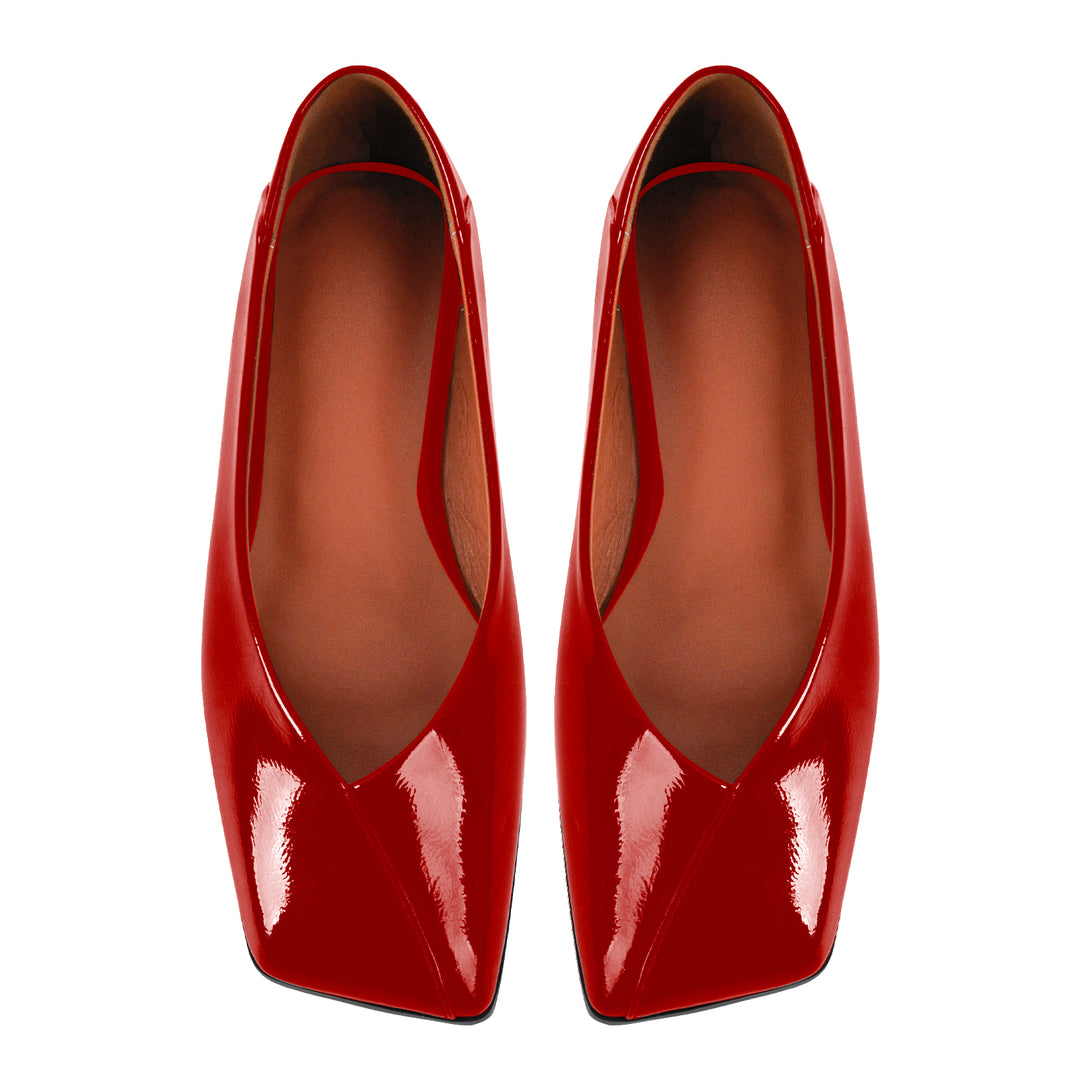 Square Toe Slip-on Flats – Onlymaker