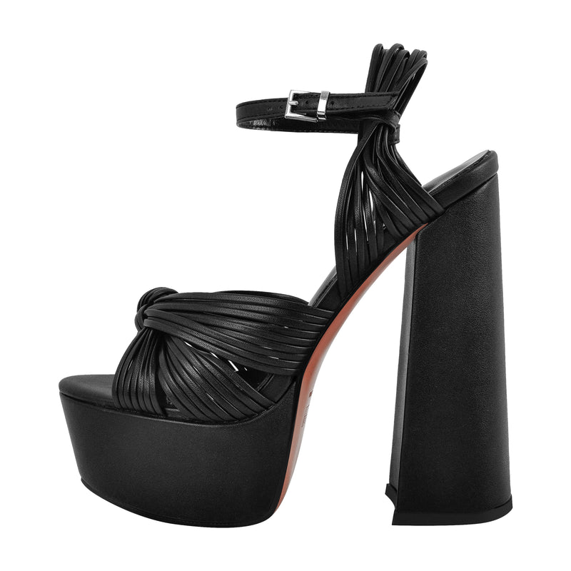 Platform Buckle Strap Chunky Heel Sandals