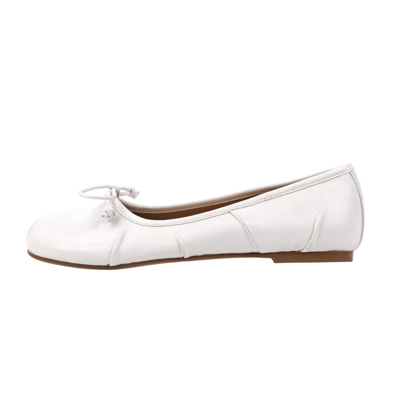 Tabi Round Toe Bow Ballet Flats