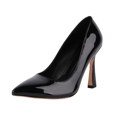 Pointed Toe Patent Leather High Heels