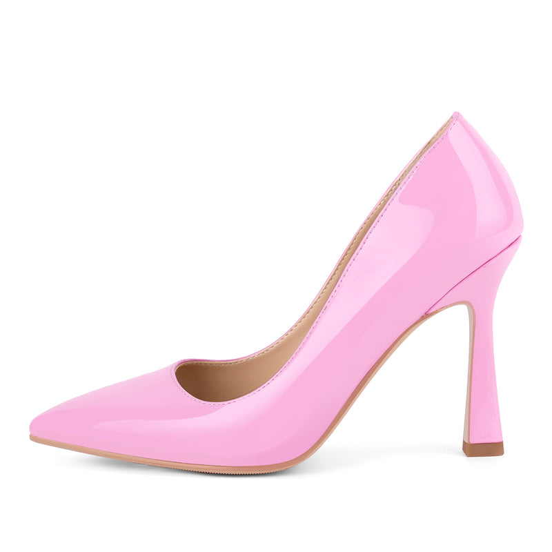 Pointed Toe Patent Leather High Heels
