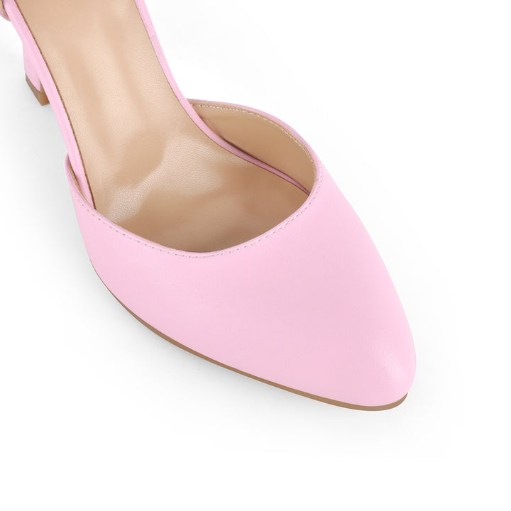 Pointed Toe Buckle Strap Stiletto Pumps – Onlymaker
