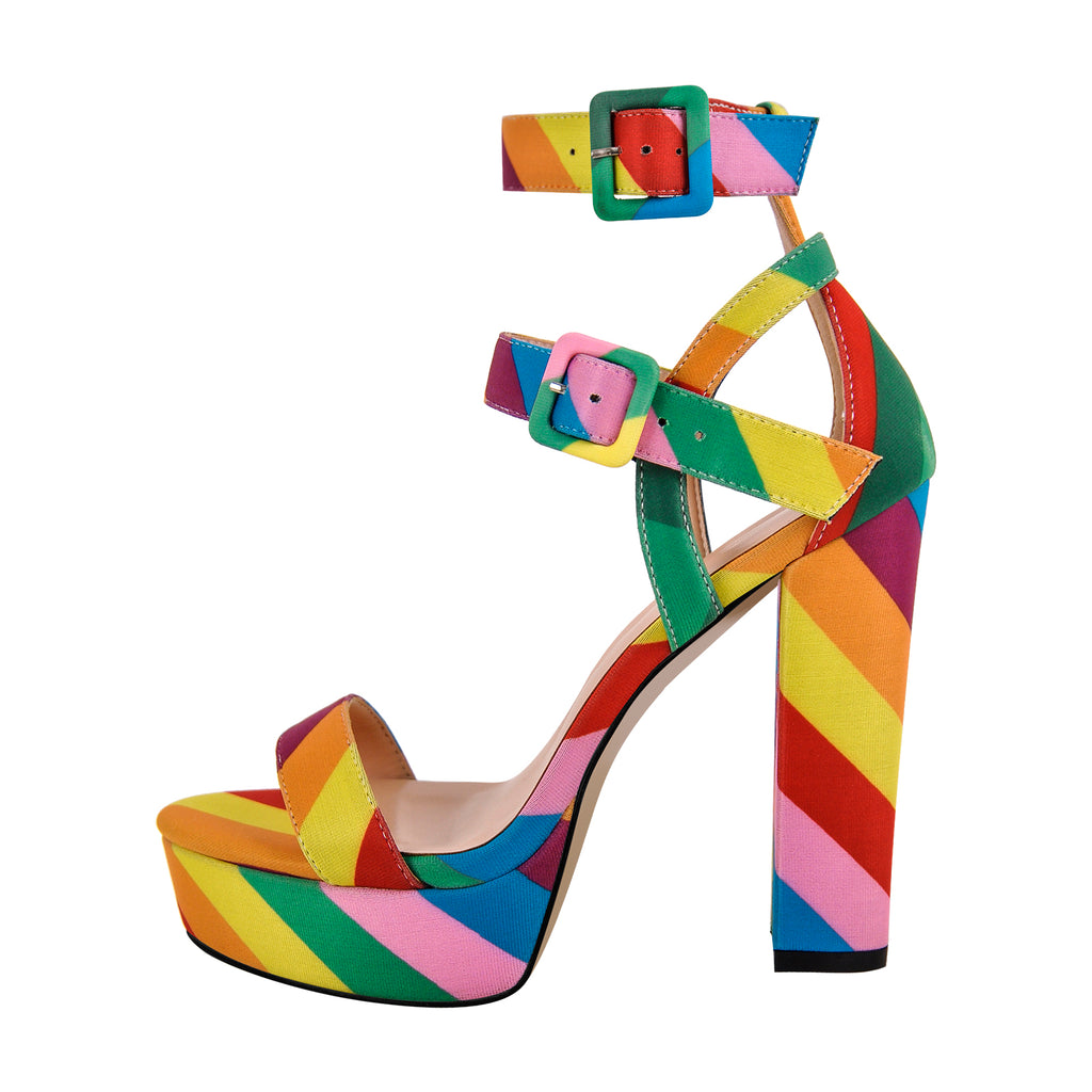 YELLO CHUNKY HEEL SANDALS ★箱付き YELLO / SASSY CHUNKY HEEL SANDALS