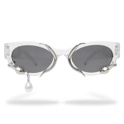 Pearl Pendant Cat Eye Sunglasses