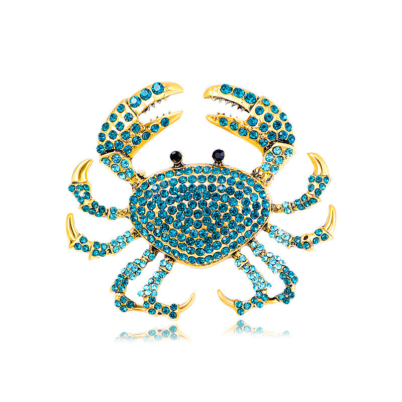 Rhinestone Crab Shoe Ornament