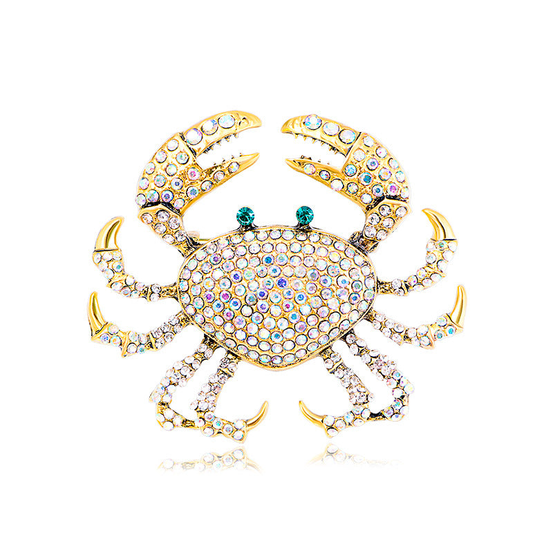 Rhinestone Crab Shoe Ornament