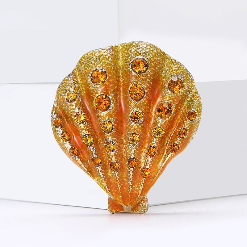 Rhinestone Shell Shoe Ornament