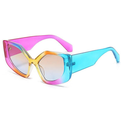 Polygonal Cat Eye Sunglasses