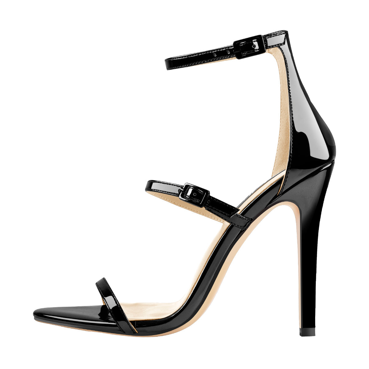 Ankle Strap Stiletto Open Toe Sandals – Onlymaker