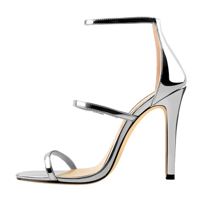 Ankle Strap Stiletto Open Toe Sandals – Onlymaker