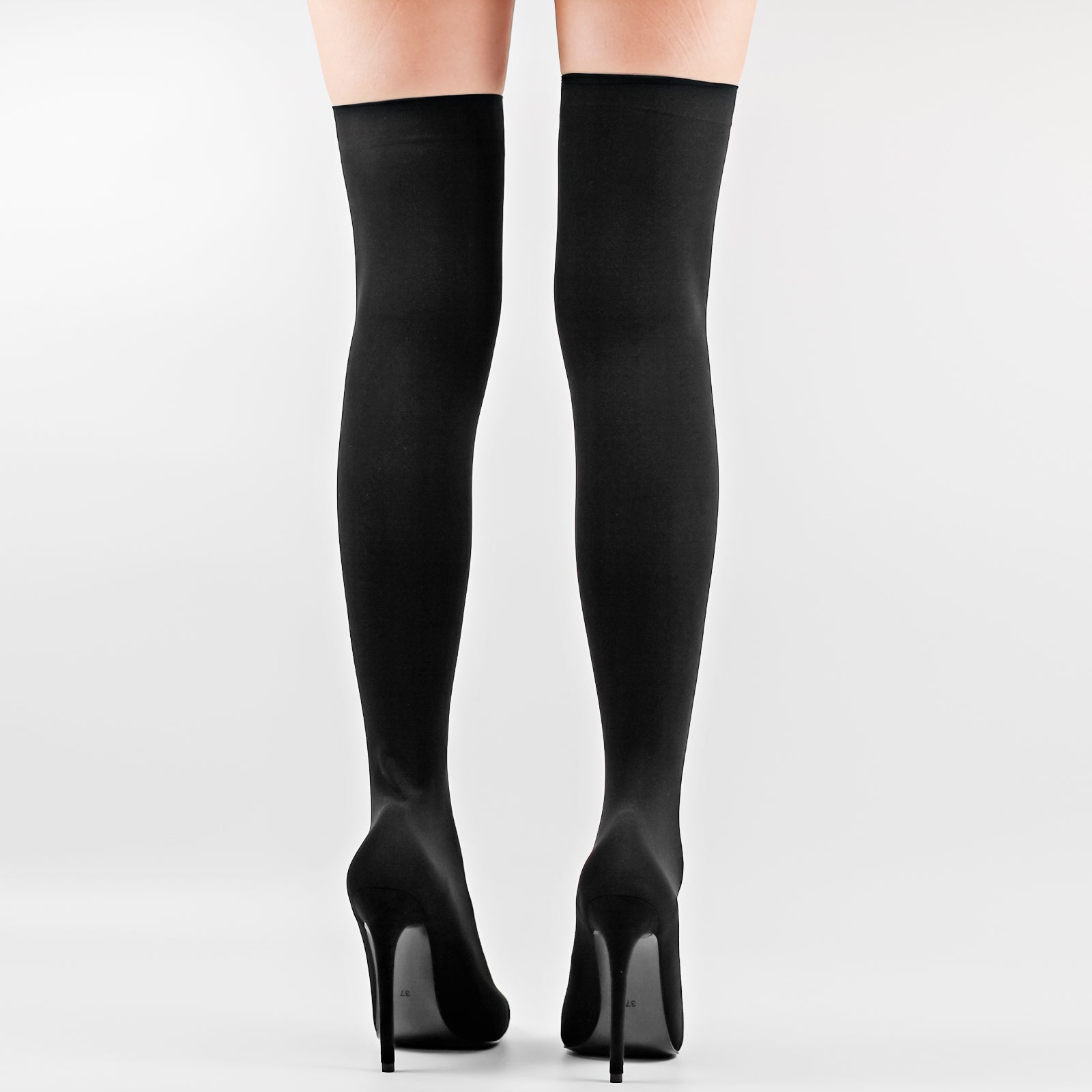 Pointy Toe Over The Knee Stockings Boots – Onlymaker