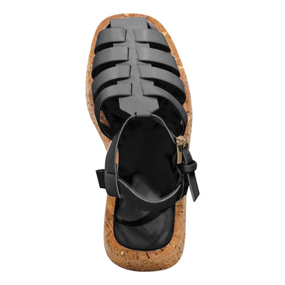 Braid Comfort Strappy Sandals Flat