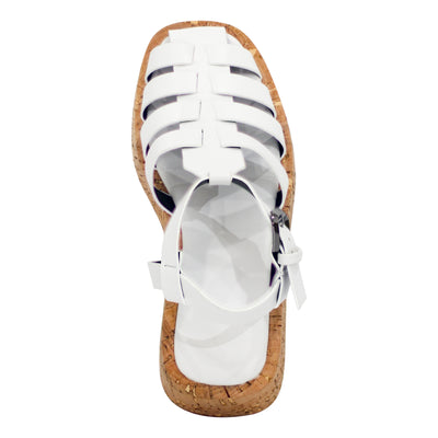 Braid Comfort Strappy Sandals Flat