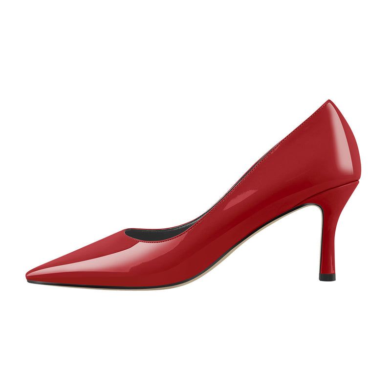 Pointed Toe Large Size Low Heel Daily Pumps