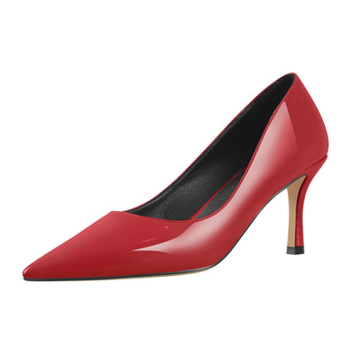 Pointed Toe Large Size Low Heel Daily Pumps