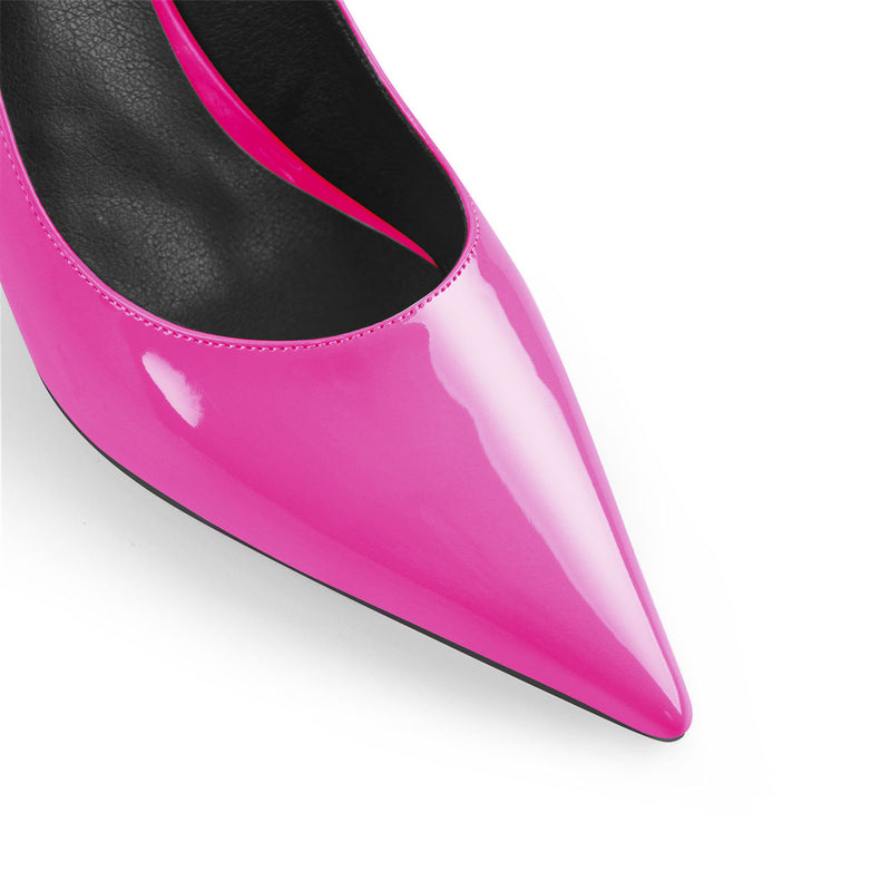 Colorful Pointed Toe Large Size Kitten Heel Daily Pumps