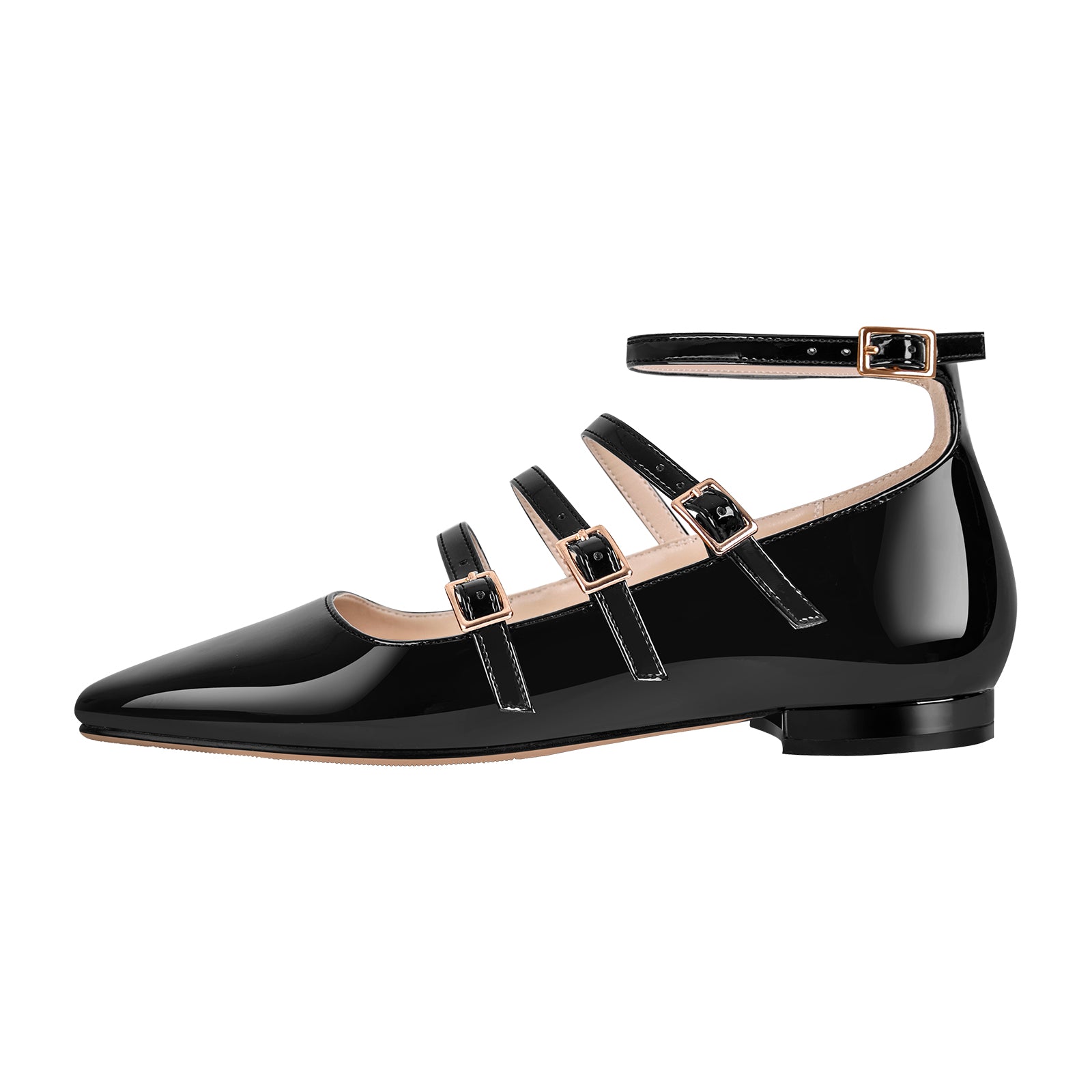 Strap Ballet Mary Jane Flats
