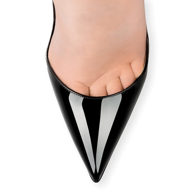 8cm 10cm 12cm Pointed Toe Slip On High Heel Pumps