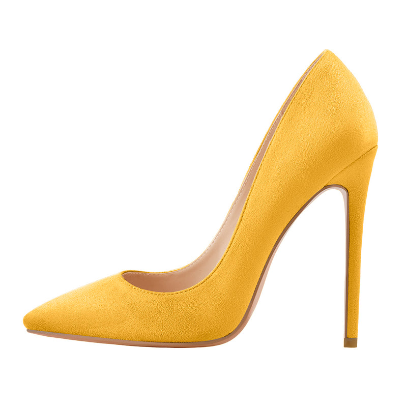 Colisha Ladies Lightweight Pointed Toe Pumps Casual Anti-Slip Dress Pump  Shoes Womens Party High Heel Light Yellow 7 - Walmart.com
