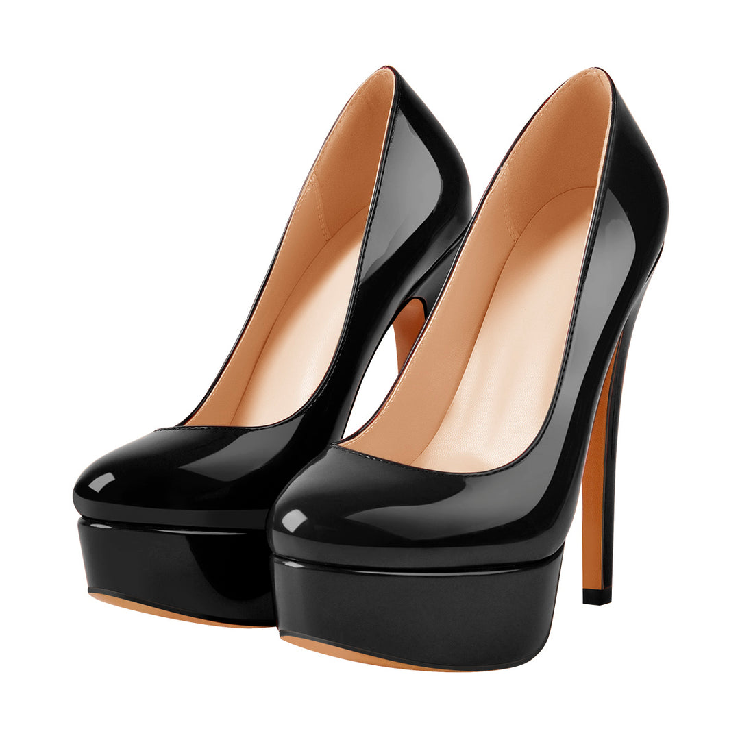 [RECTO] / ☆ 24FW POPPY ROUNDED TOE PUMPS / BLACK RECTO. Poppy Rounded Toe Heels in Black | Lyst