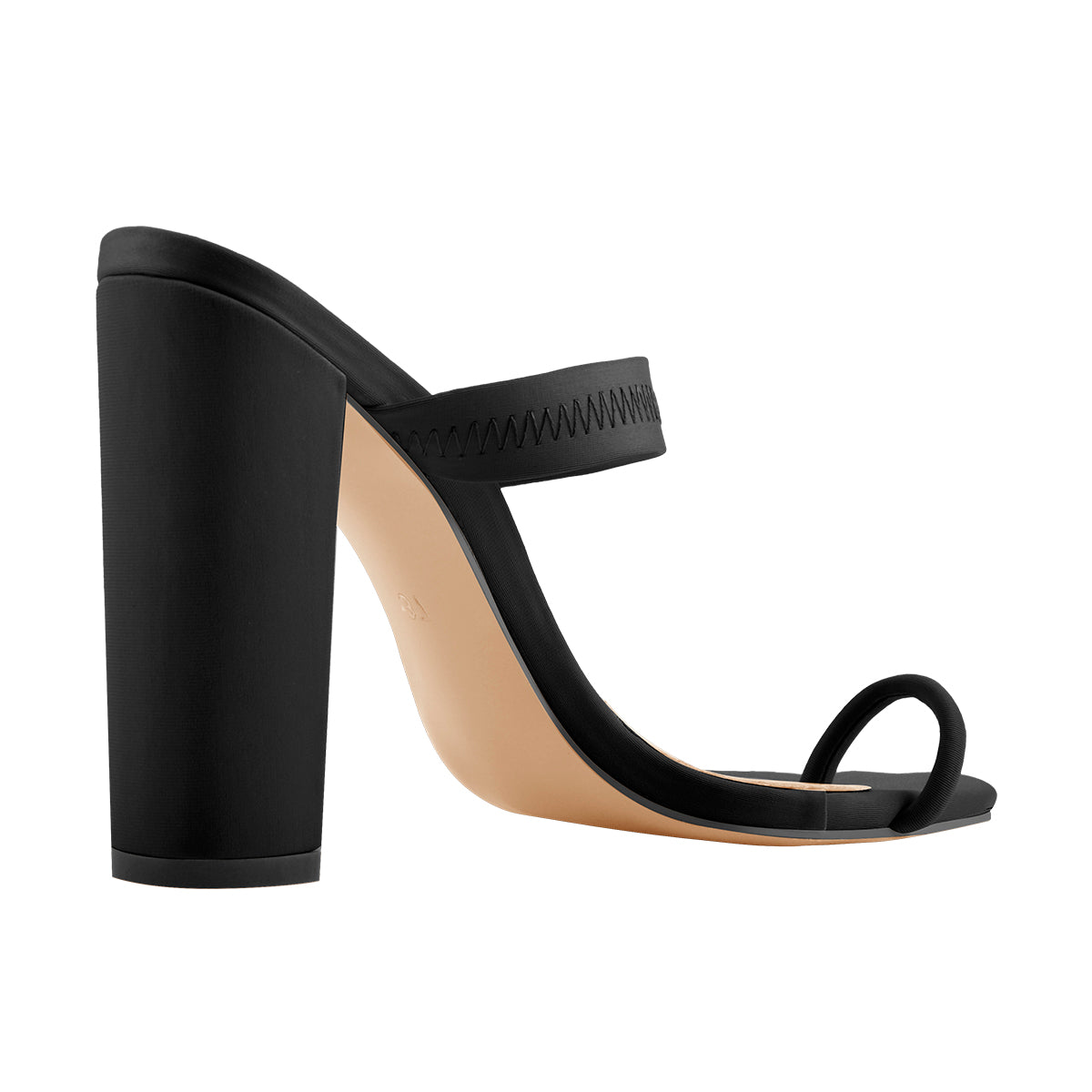 VKEKIEO Toe Ring Heels For Women High Heel Platform Beige - Walmart.com