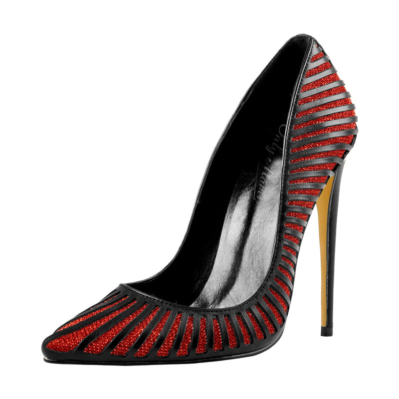 Basic Stilletos Black Red Silver Yellow Basic Pumps Pointed Toe Stilettos – Onlymaker